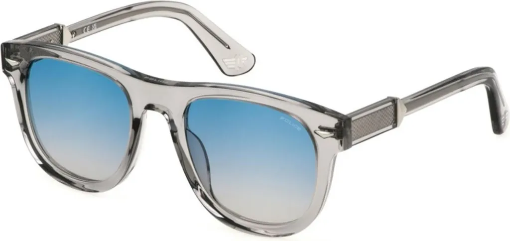 Police SPLL87 5203GU: Occhiali da Sole Uomo Grigio Fumé - Trend 2026