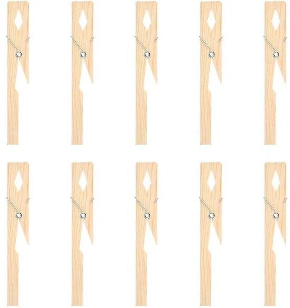 Support pour matériel de laboratoire en bois de bambou - Set de 3 pièces