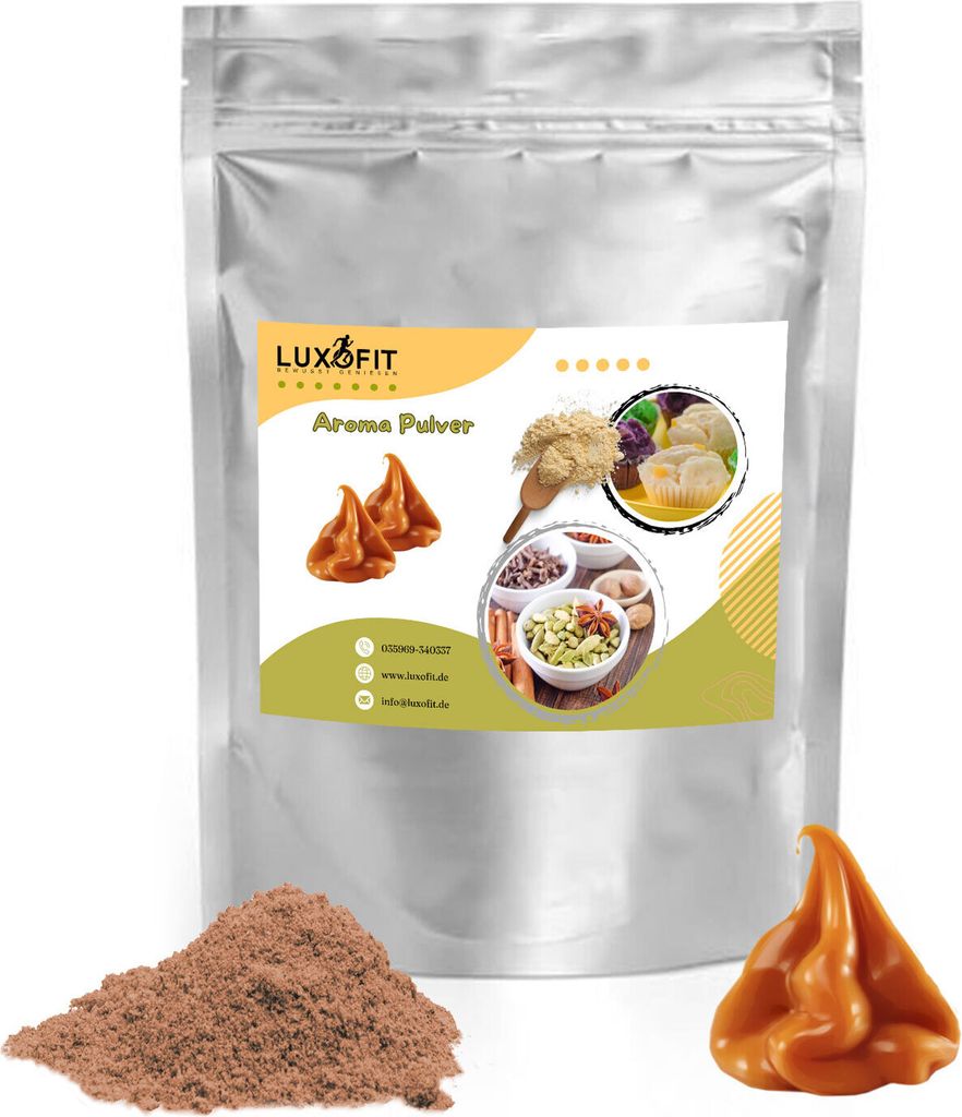Karamell Aroma Pulver 200g Produktbild 