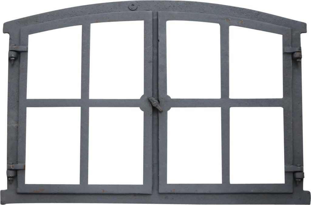Stallfenster Fenster zum Öffnen Scheunenfenster grau 74cm wie Antik Eisenfenster