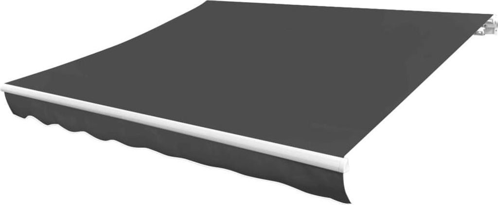 vidaXL Markisenbespannung Canvas Anthrazit 300x250 cm
