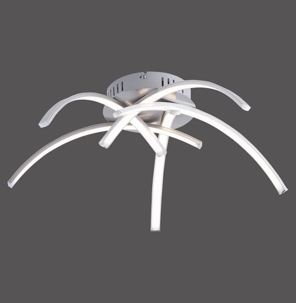 Lampada Soffitto LED 45cm Bianco - Trasforma la tua Camera con l'Acciaio