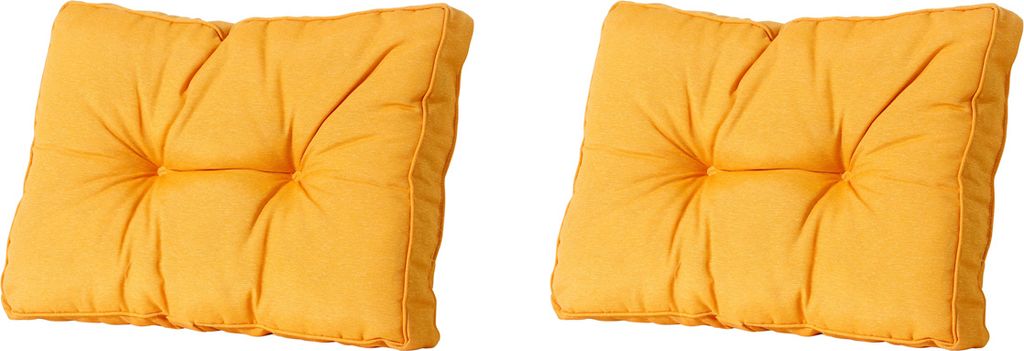 Madison - Florance Sitzkissen Panama golden glow - Ca. 43x60 cm - 2er-Set
