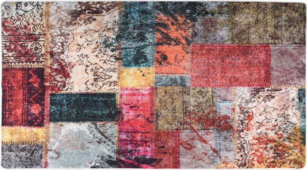 "SALE 2026"Teppich - hochwertigem design - für Wohnzimmer, Schlafzimmer, Waschbar Patchwork Mehrfarbig 190x300 cm Rutschfest - Designerteppiche DE...