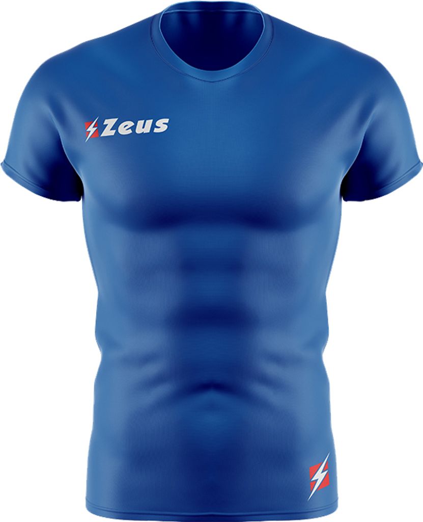 M LIGHT ROYAL|Zeus Fisiko Baselayer Kurzarm Funktionsshirt blau