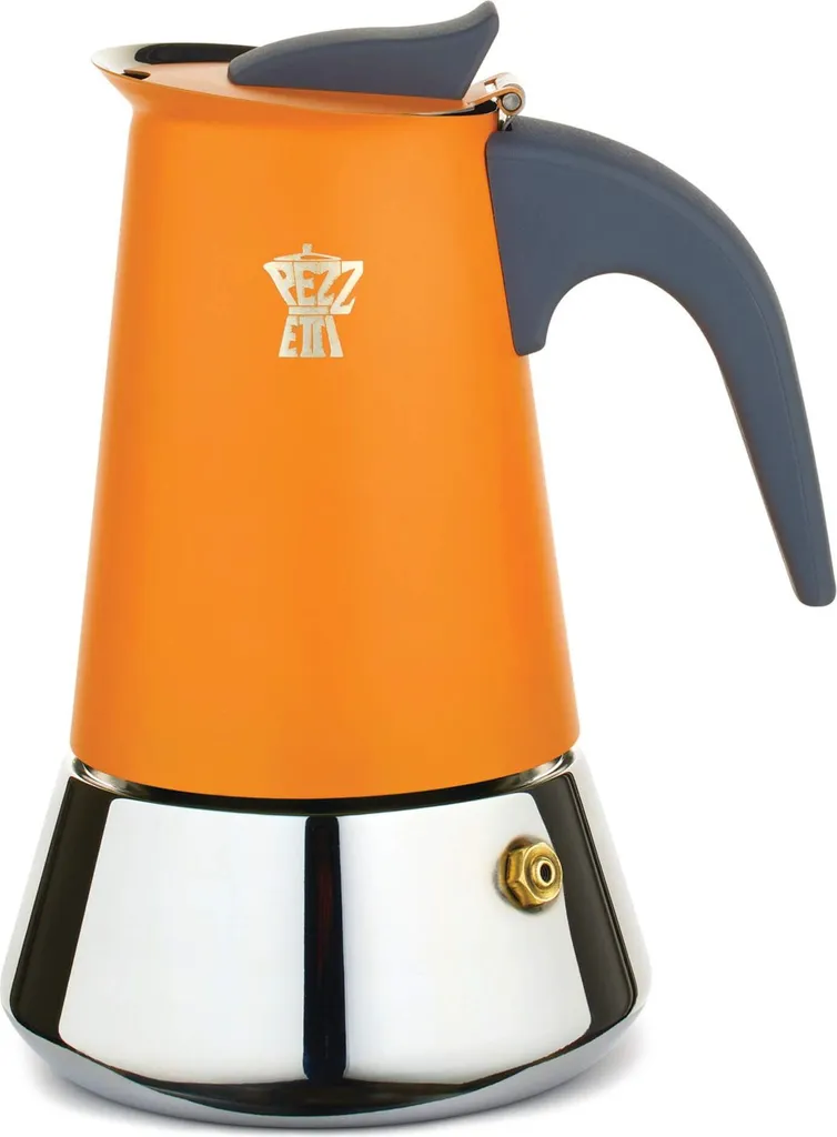 Caffettiera Pezzetti SOLIDEXPRESS Arancione 2 Tazze | Tradizione e Colore