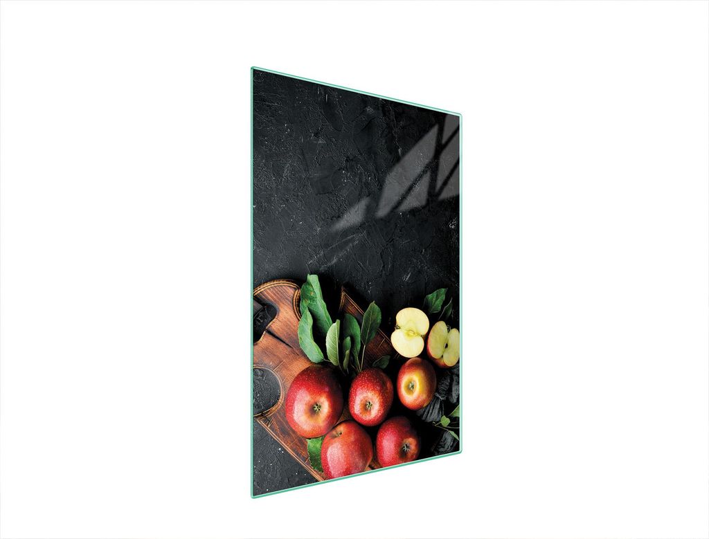 Glasschneidebrett 35x52 Apfel