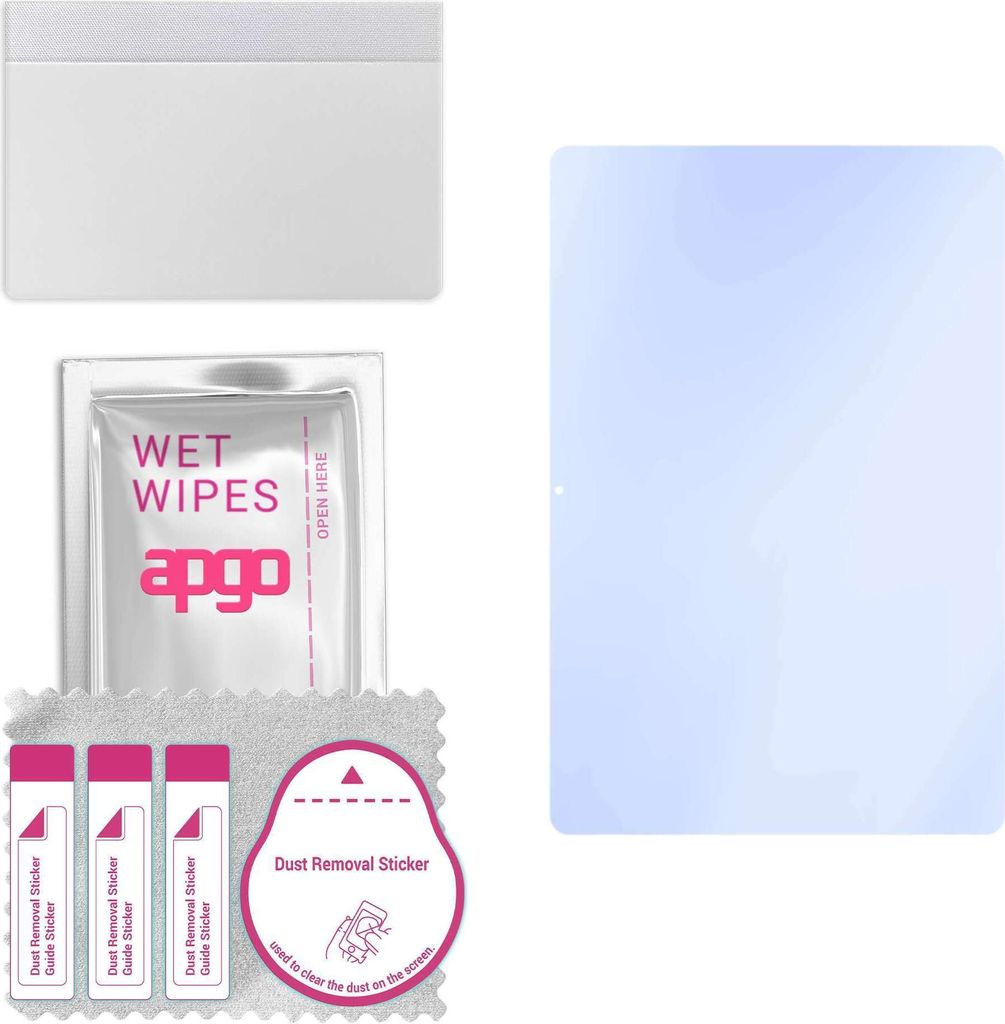 apgo Hybrid Schutzglas, kompatibel mit Teclast M40SE, 9H Härte, Flexible Nano Glass PRO, toller Ersatz für Hartglas, kratzfester Displayschutzgla...