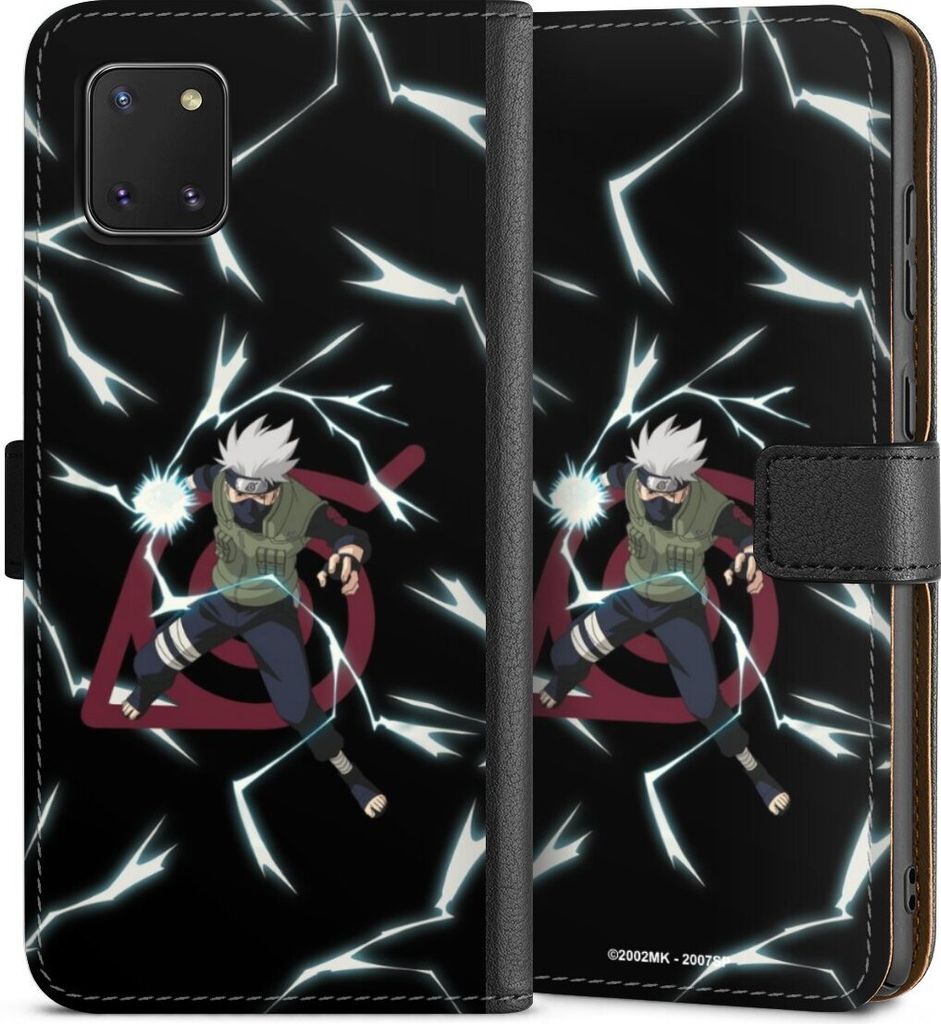 DeinDesign Klapphülle für Samsung Galaxy Note 10 lite Handytasche Lederhülle Tasche Naruto Shippuden Offizielles Lizenzprodukt Kakashi