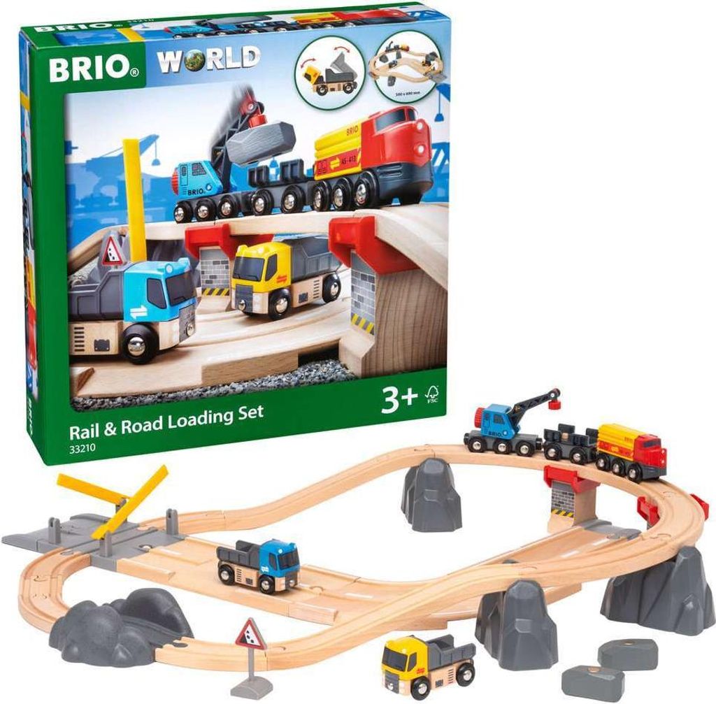 Steinverlade Set, Straßen & Schienen BRIO 63321000 Produktbild 