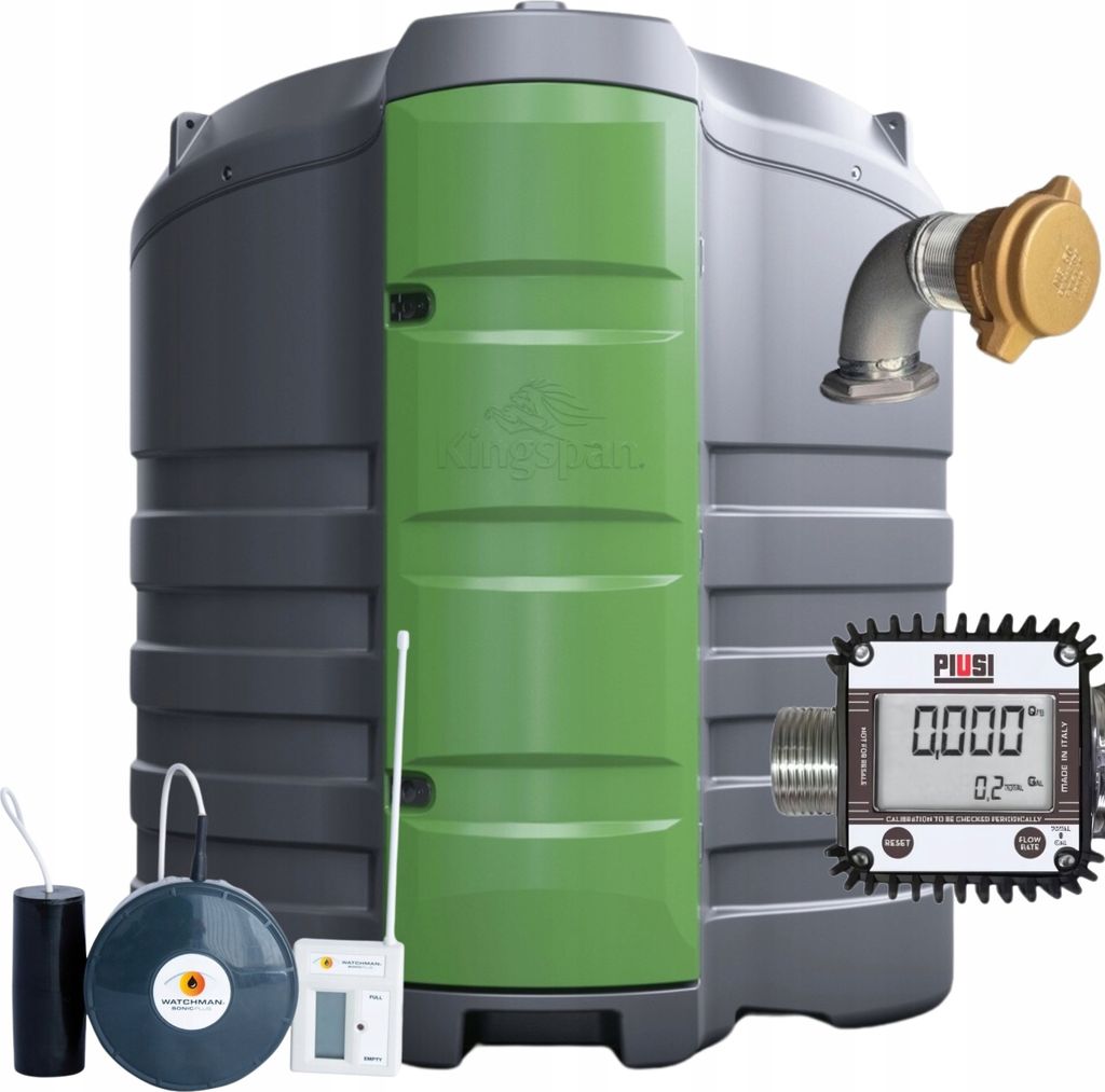 Kingspan FuelMaster 2500L Dieseltank doppelwandig | Komplettsystem mit Pumpe