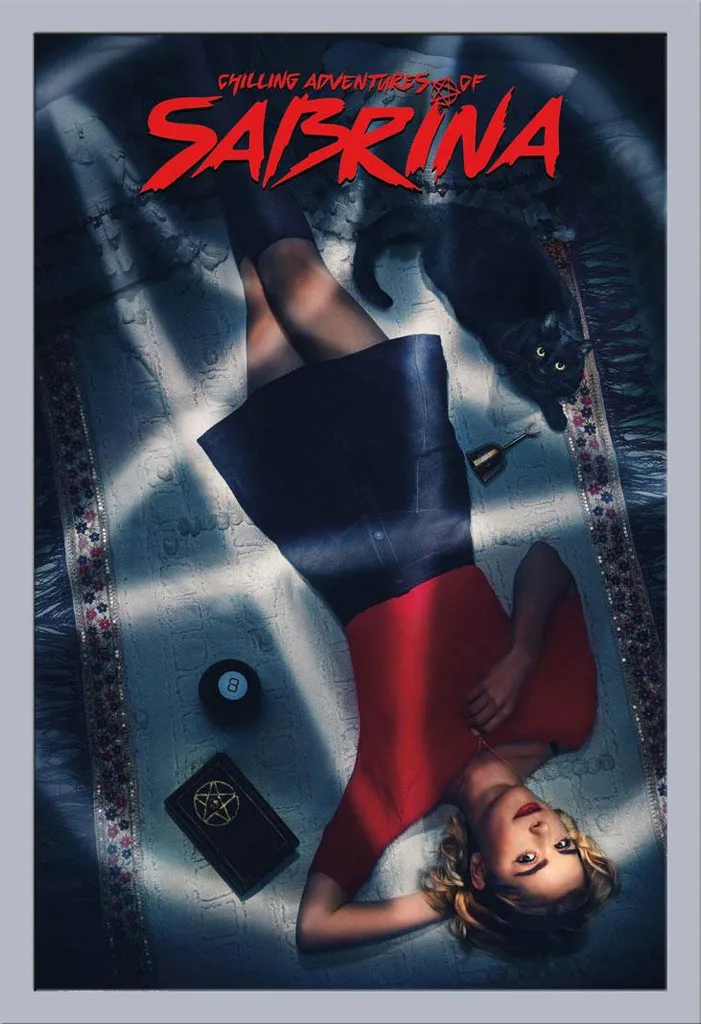 OFFERTA: Poster Sabrina + Cornice Shinsuke Maxi Argento 61x91