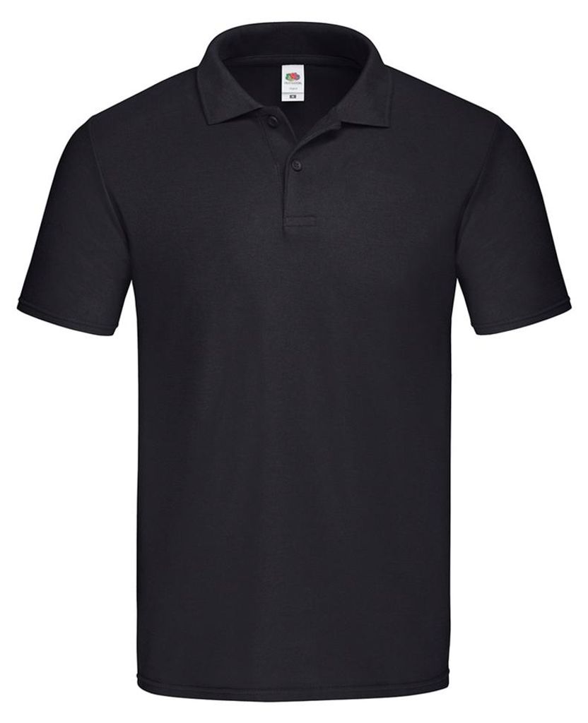 Fruit of the Loom - "Original" Poloshirt für Herren/Damen Uni LT2374 (XXL) (Schwarz)