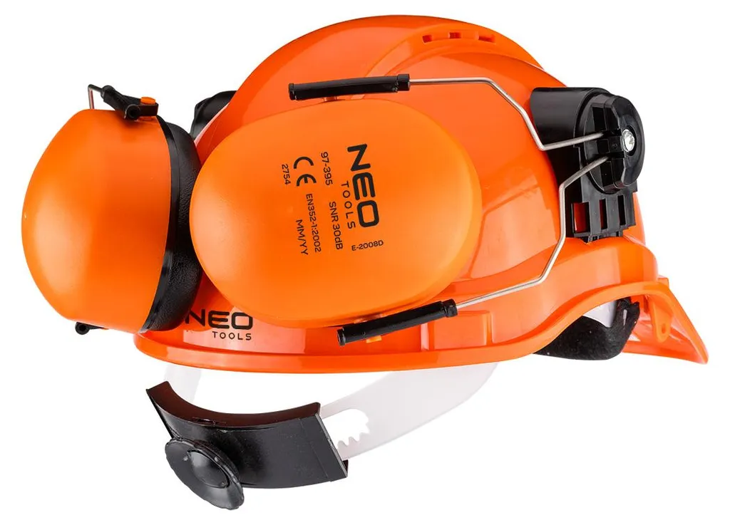 Casque de protection forestière complet avec visière et antibruit réglable - 10
