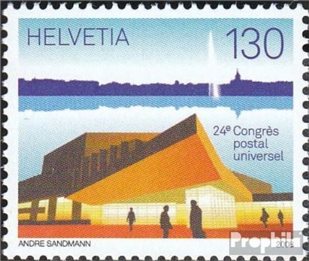 Briefmarken Schweiz 2008 Mi 2067 (kompl.Ausg.) postfrisch Produktbild 