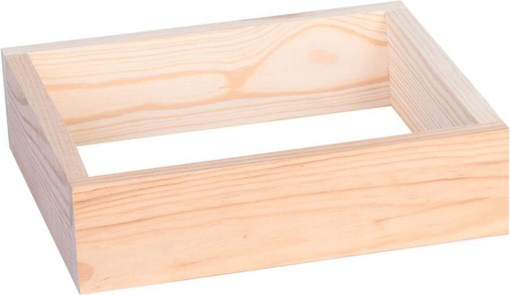 Weinregal 60 cm, Sockel 30 cm breit, natur, Holz