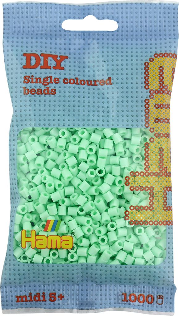 HAMA Bügelperlen midi pastell-mint im Beutel 1.000 Produktbild 