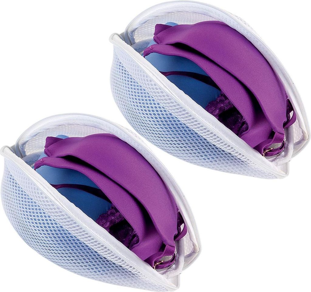 AS 2 x Wäschenetz Groß 22x15cm BH Wäschebeutel Waschbeutel Wäschesack Wäschesammler AS