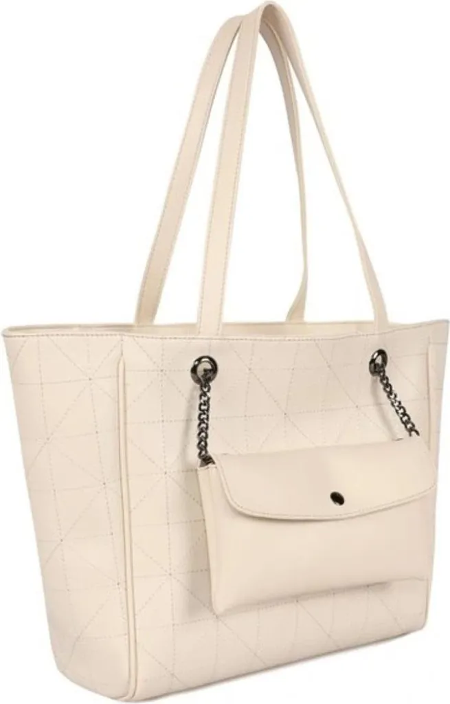 Sac Laura Ashley Relief Quilted Cream - Élégance Matelassée Ivoire