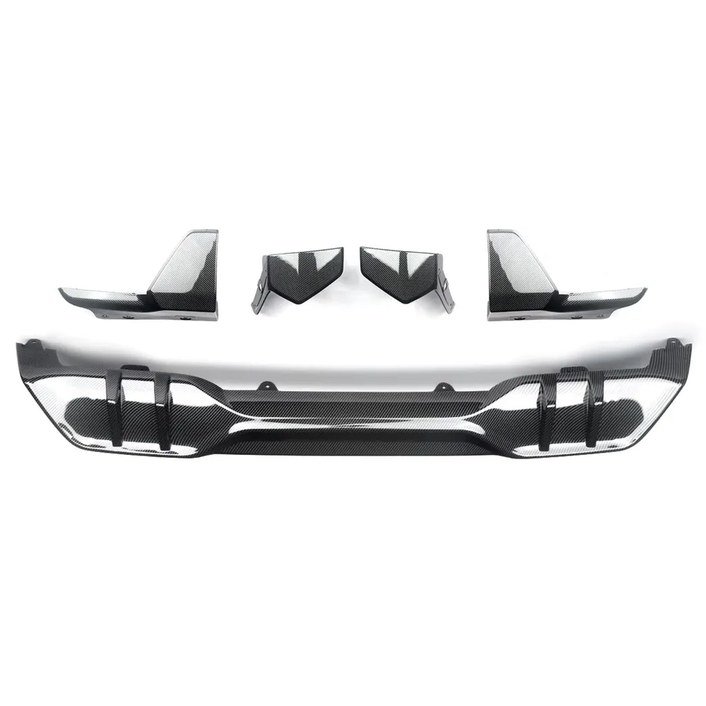 Diffuseur Avant et Arrière BMW X5 G05 M Sport Noir Brillant Look Carbone