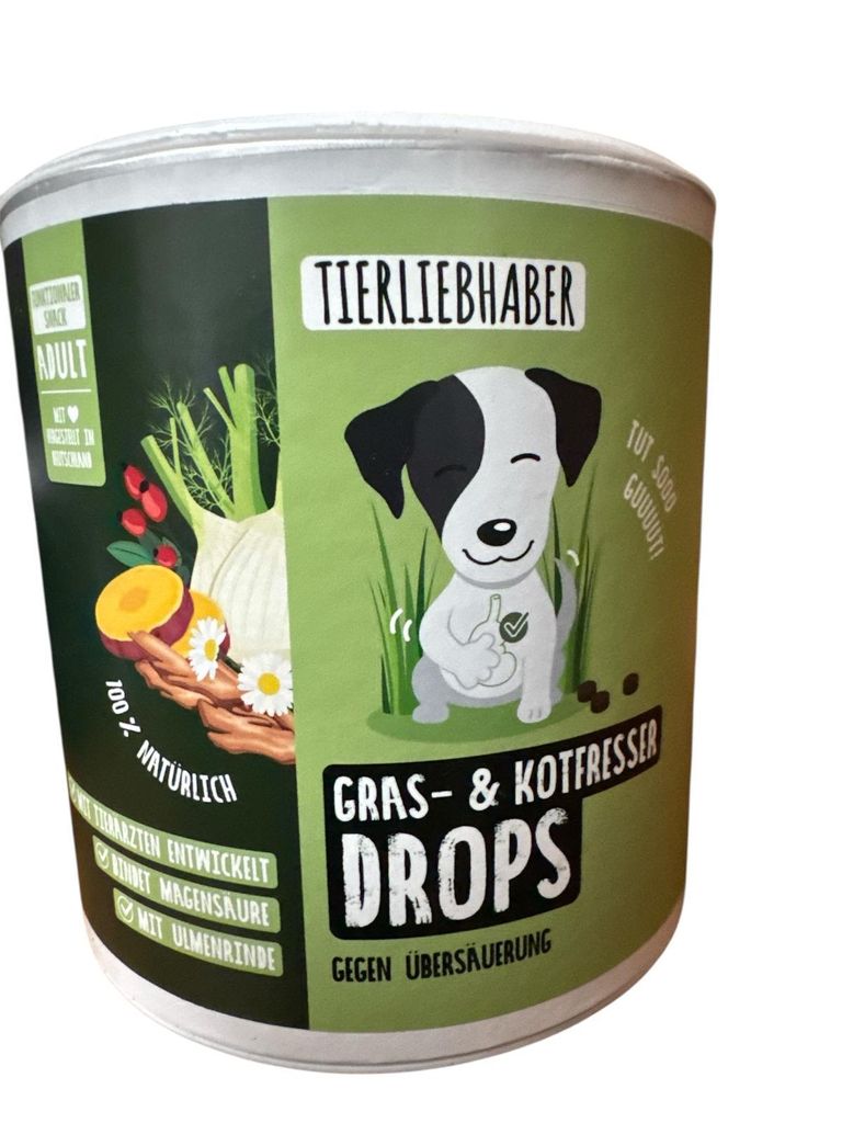 Tierliebhaber Gras- & Kotfresser Drops Produktbild 