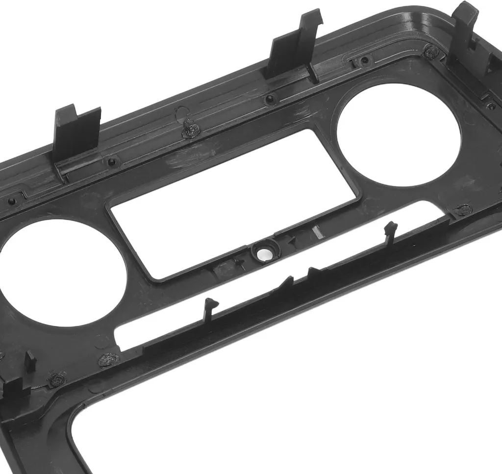 Façade de Remplacement 2DIN pour Yeti 2009-2017 ABS Noir Haute Qualité