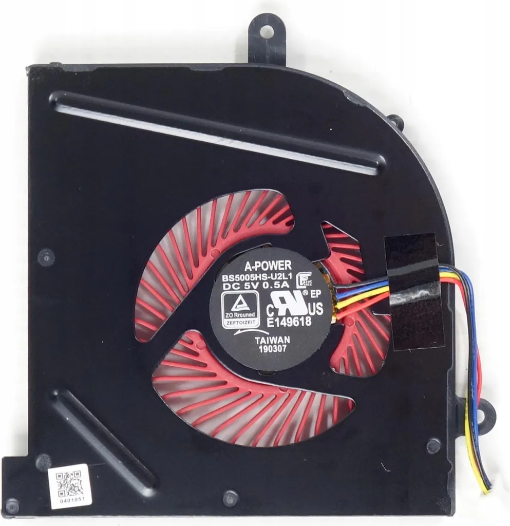 Ventilateur CPU MSI GS63VR GS73VR Stealth Pro série MS-16K1 MS-17B1