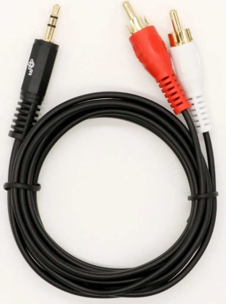 Cavo Audio di Eccellenza 3,5 mm a 2x RCA 1,5 m Professional