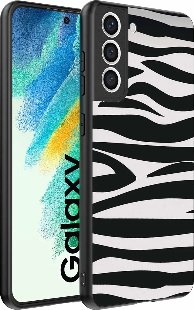 Cover Samsung S21 FE Zebra Print Luxury TPU | Smartphonica Design
