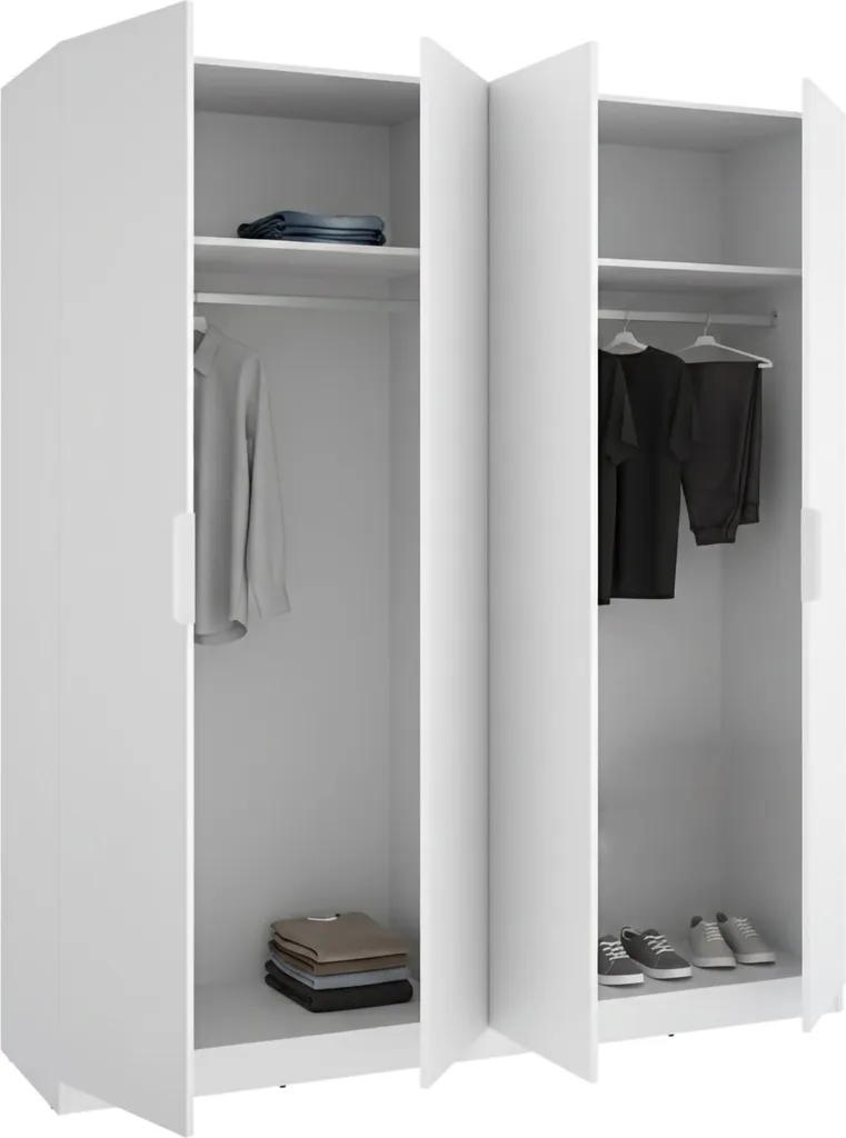 Armoire de rangement Holder blanche 51x204 cm idéale buanderie