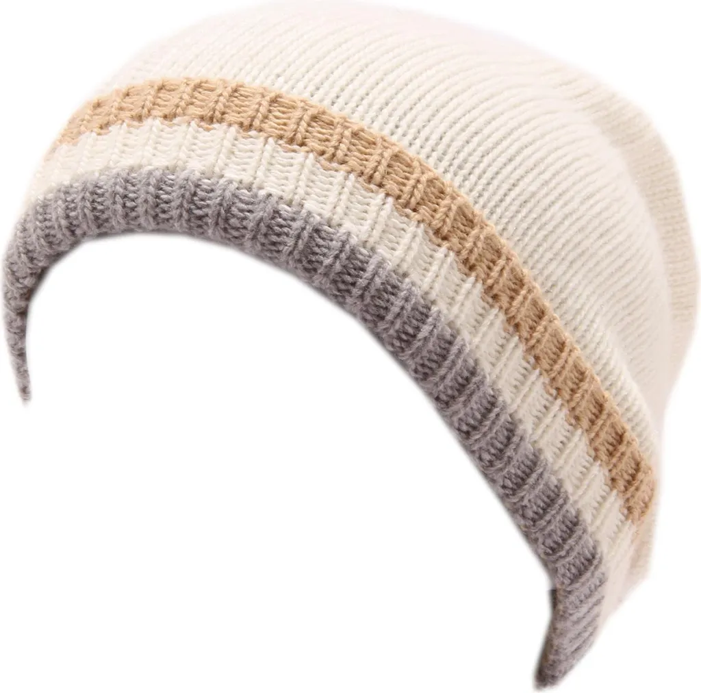 Cuffia Bimbo Baby Graziella Panna 4327U | Lana e Cashmere Made in Italy
