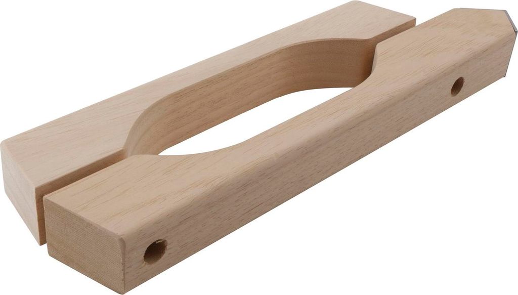 DORMAKABA Saunabeschlag-Holzgriffset Abachi-Holz (13.005)