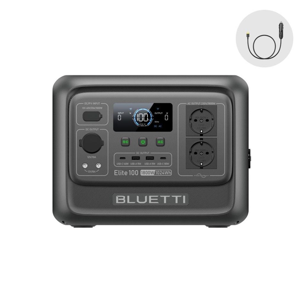 Bluetti Elite 100 V2, Litowo-żelazowo-fosforanowy Zdjęcie produktu 