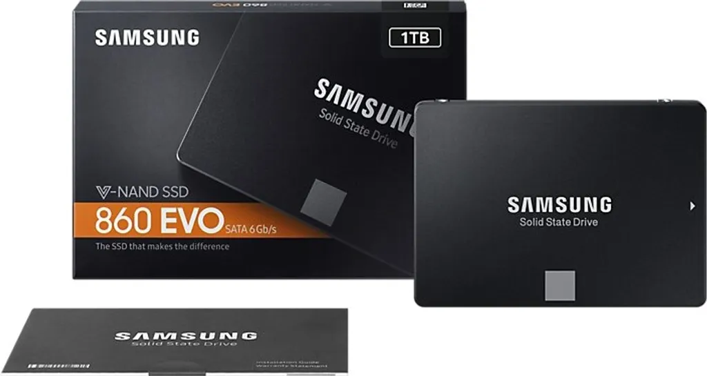 SSD 1TB multitâche Samsung 860 EVO pour le montage vidéo 4K