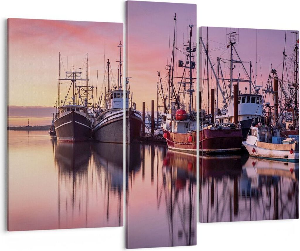 Bild auf Leinwand - Leinwandbild - 3 Teile - Marina Westen Die Sonne - 95x80cm - Wand Bild - Wanddeko - Wandbilder - Leinwanddruck - Bilder - Wandd...