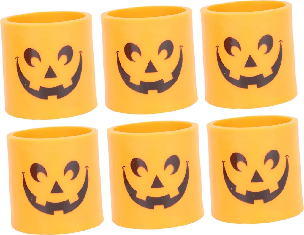 Bougie Citrouille LED Halloween à Pile avec Flamme Vacillante Orange