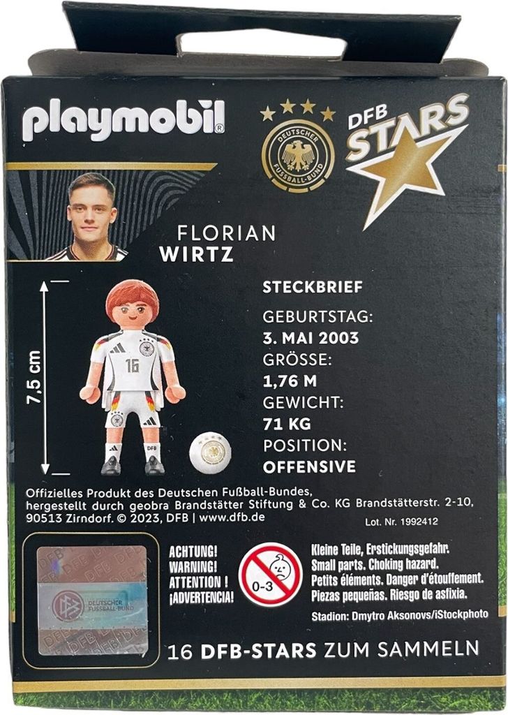 PLAYMOBIL ® 71672 Florian Wirtz DFB Stars limitierte Auflage