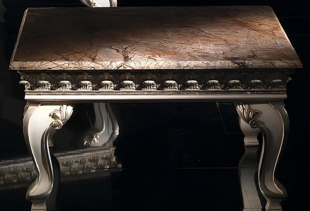 Luxus Couchtisch Beistelltisch Holz Möbel Klassische Tische Barock Rokoko Tisch