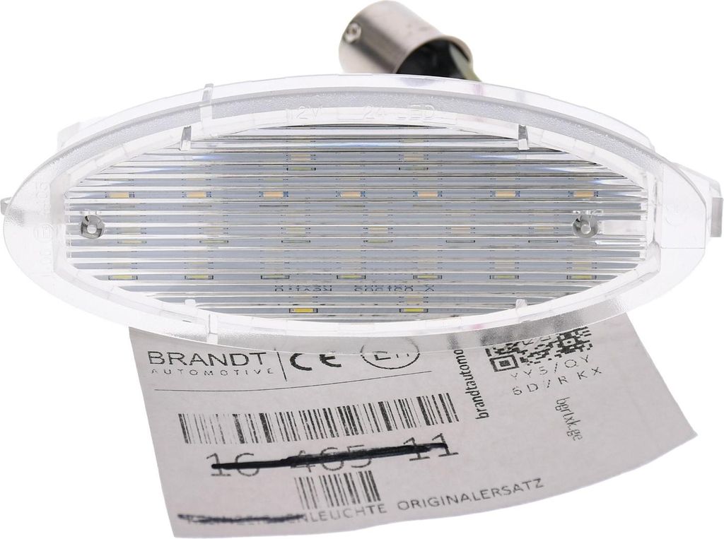 BRANDT AUTOMOTIVE Kennzeichenleuchte LED kompatibel mit Opel Agila A 00-07 Astra F Stufenheck Kombi 91-98 Astra G 98-09 Corsa B 93-00 Tigra A 94-01...