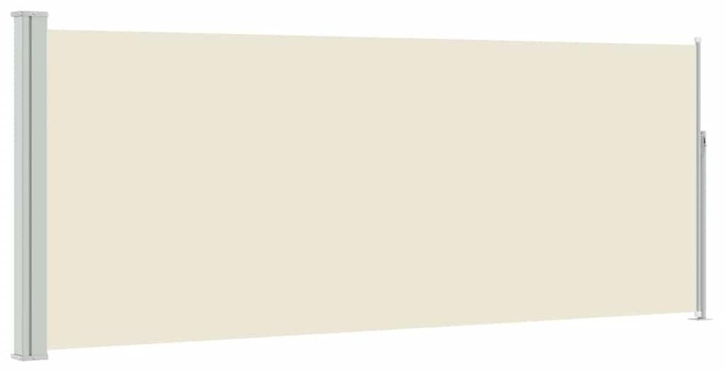 Tenda laterale estensibile 120x300 cm crema Immagine del prodotto 