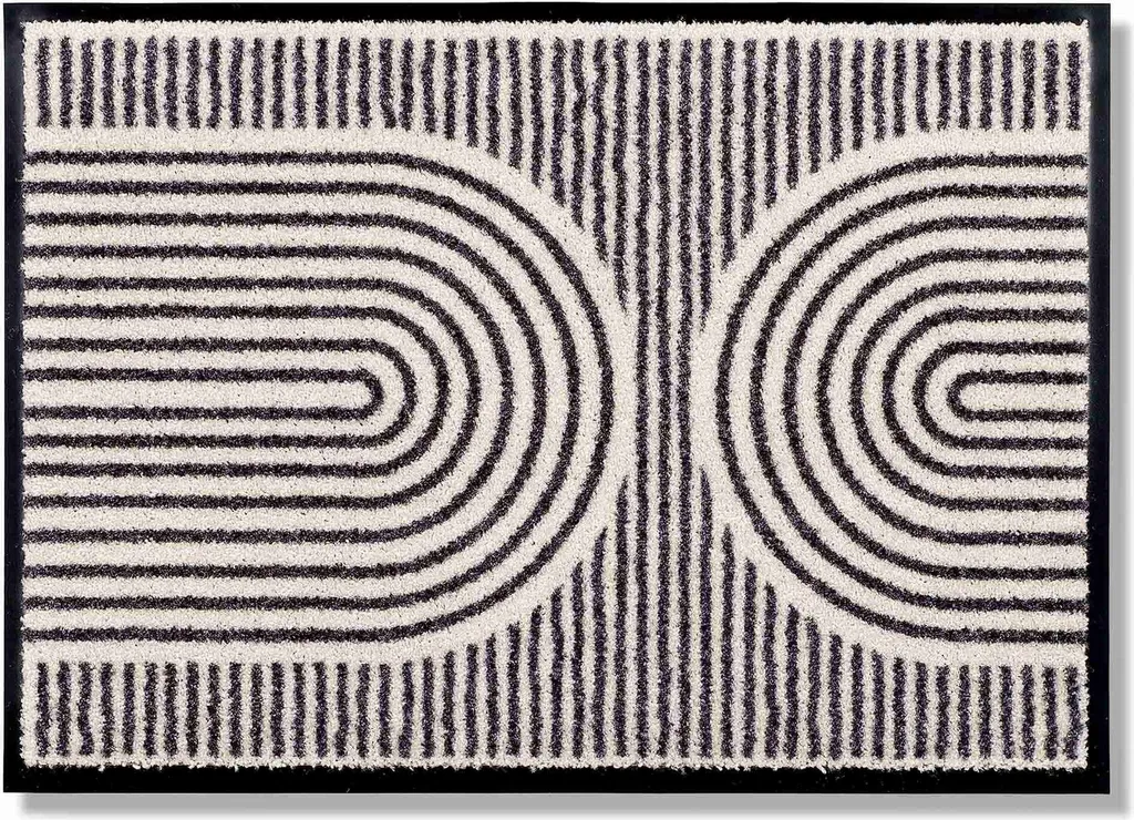 Paillasson BELLEVUE Crème en Fibres Douces - Tapis Intérieur 50x70 cm