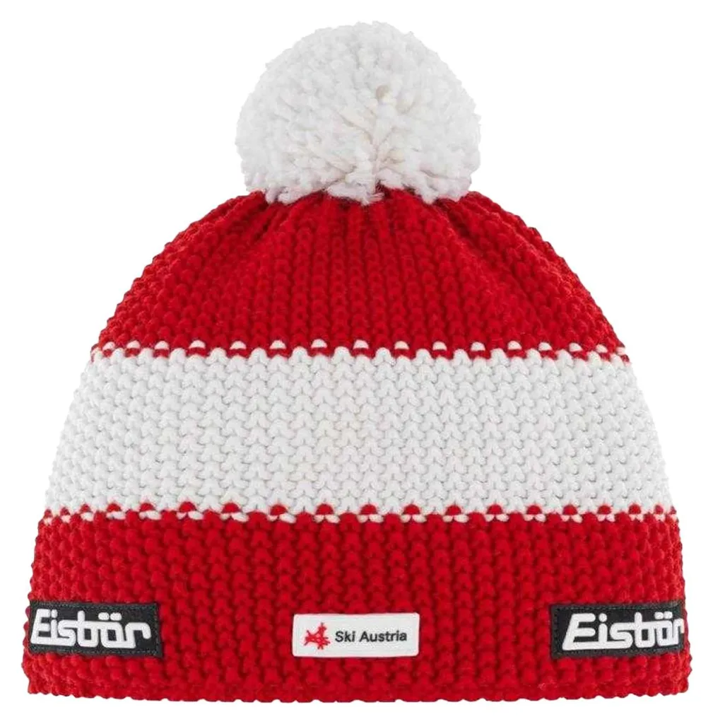 Casquette hivernale tricolore à pompon PP9638 isolante taille unique
