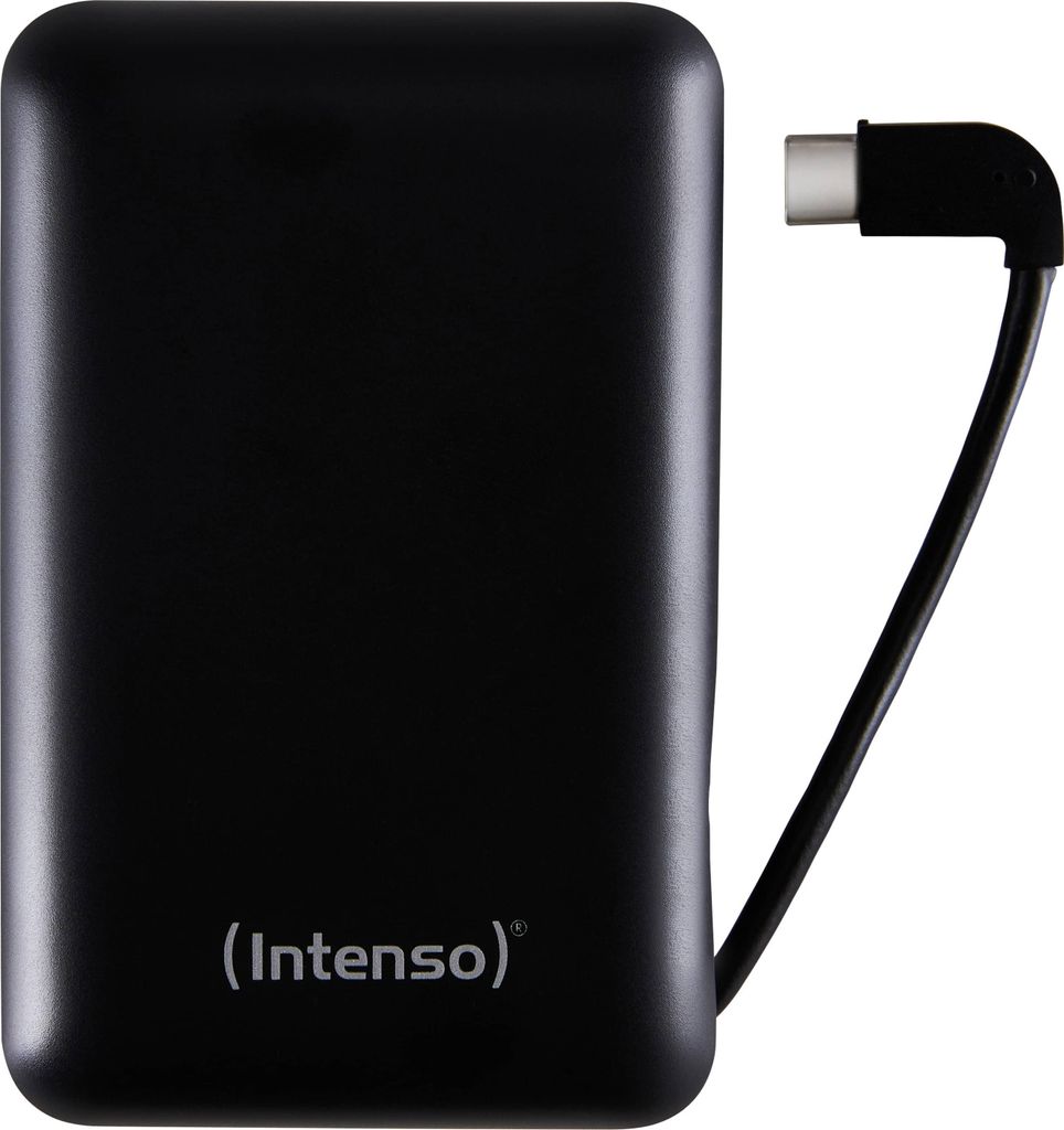 Intenso Powerbank XC10000 nero + cavo da USB-A a Type-C Immagine del prodotto 