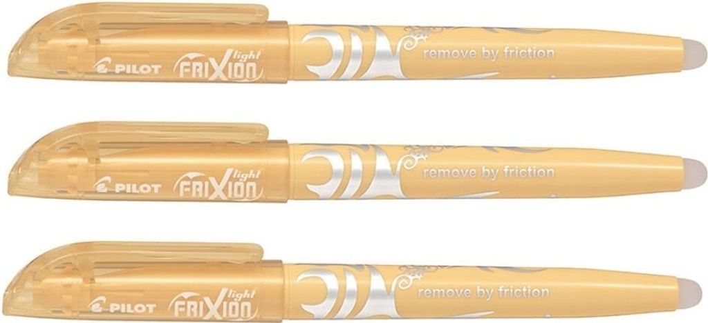 Pilot FriXion Light Soft Textmarker pastellorange - 3er-Set