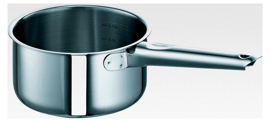 Stieltopf Romana, 14 cm, 1,00 l, Silber