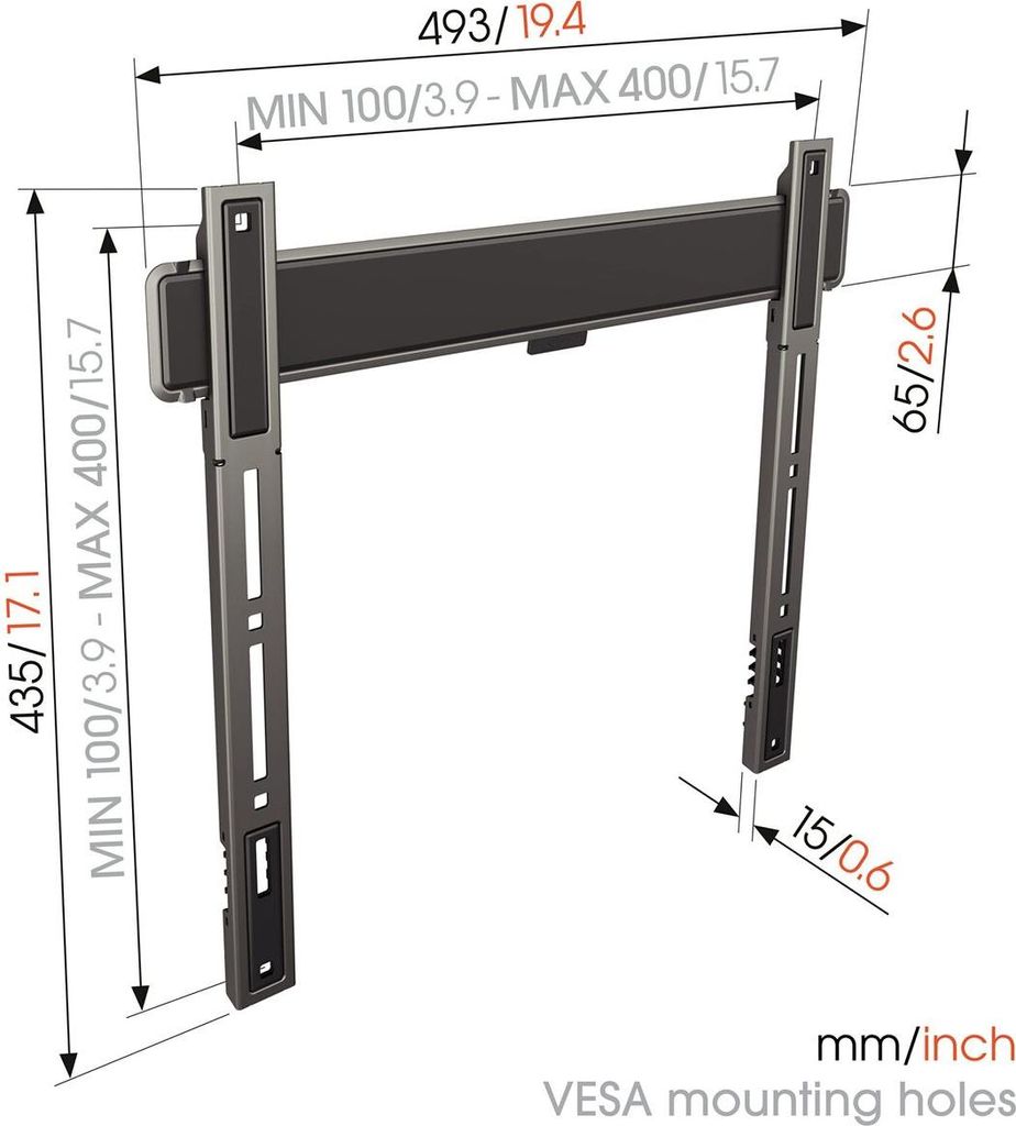 Vogel's Support Mural Tvm5405 - Vogel's Image du produit 