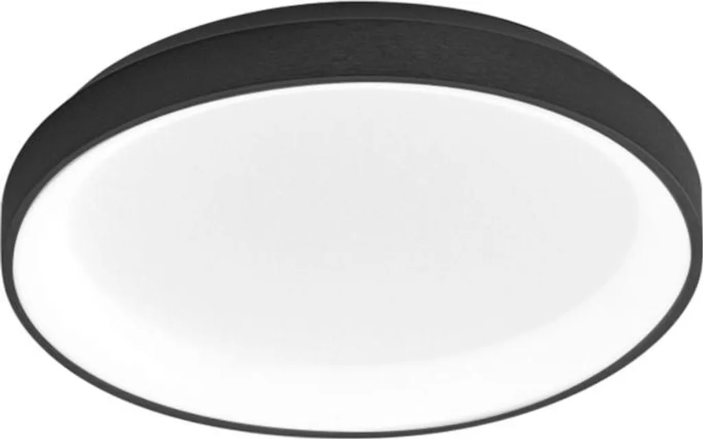 Plafonnier LED 30W Anti-Éblouissement - Éclairage Puissant Noir 27cm