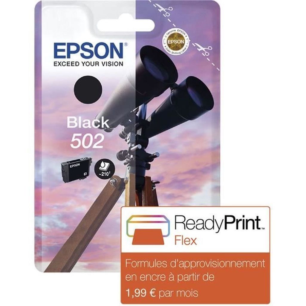 Epson 502 C13T02V14010 Schwarz  Original Tinte 210 Seiten Produktbild 