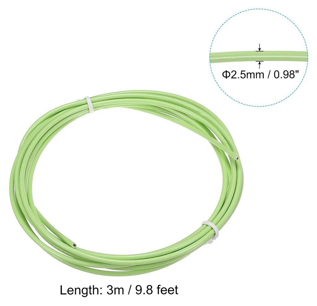 10Ft Schnellsprung Seil Ersatz Kabel 2.5mm Profi Springseil Stahl Draht Ersatz fš¹r Seil Skippen Training Hell Grš¹n
