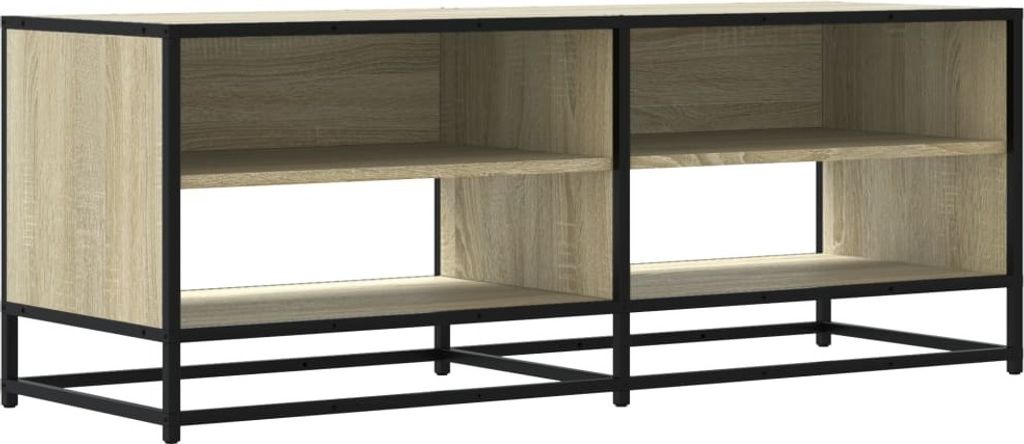 TV-Schrank Sonoma-Eiche 120,5x40x46 cm Holzwerkstoff und Metall